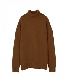 유니섹스 캐시미어 터틀넥 넥 스웨터  atb250u(Brown)