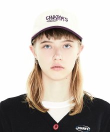 TWO TONE LETTERING LOGO CAP PU