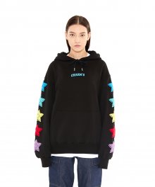 SIDE PATCH LOGO HOODY BK