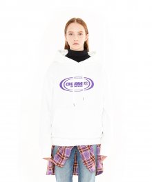 CIRCLE LOGO HOODY WH