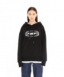 CIRCLE LOGO HOODY BK