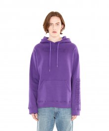 OVER SIZE SIDE LOGO HOODY PU