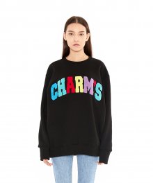 RAINBOW LOGO SWEATSHIRTS BK