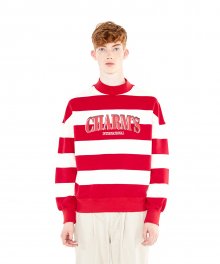 BIG STRIPE LOGO SWEATSHIRTS RE