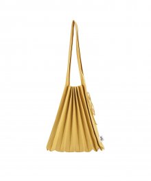 Lucky Pleats Knit Crossbag M Old Gold