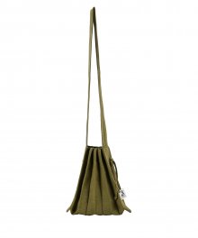 Lucky Pleats Knit Crossbag S Olive