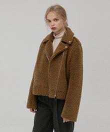 sheep fur mustang rider jacket