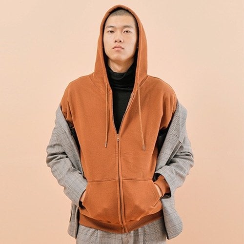 Basic pull zipup Hoodie BH202