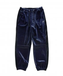 velour pants / navy
