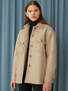 MOCO WOOL JACKET_NATURAL BEIGE