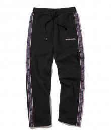 LOGO TAPE TRAINING PANTS (BLACK) [GTP007G43BK]