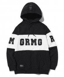 CENTER LOGO LETTERING HOODIE (BLACK) [GHD004G43BK]