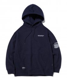 UNFORGETTABLE BACK PATCH HOODIE (NAVY) [GHD012G43NA]