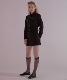 velvettin skirt_black