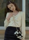 cream blouse