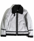 USF Suede Mouton Jacket Ash Gray