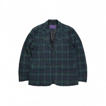 18FW WOOL PARTY JACKET GREEN CHECK