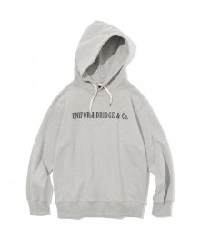 og logo sweat hoodie grey