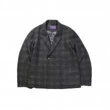 18FW COMFY RELAXED DOUBLE JACKET BLACK CHECK