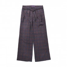 18FW COMFY RELAXED PANTS GREY CHECK