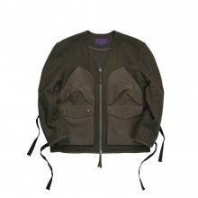 18FW CARRIER ZIP UP CARDIGAN OLIVE