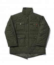 TOME.5 QUILTING KHAKI FIELD JACKET