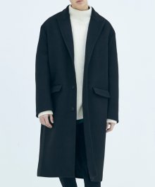 Cashwool Semfit Coat (Black)