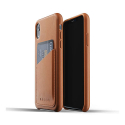 무쪼(MUJJO) Full Leather Wallet Case for iPhone Xr - Tan