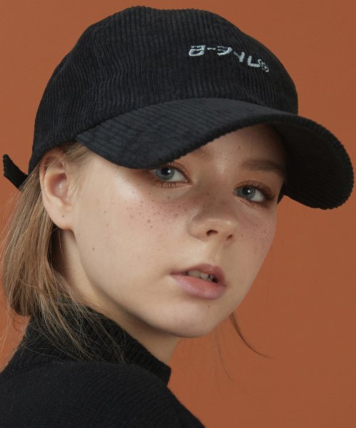 리플레이컨테이너(replaycontainer) RC corduroy cap (black)