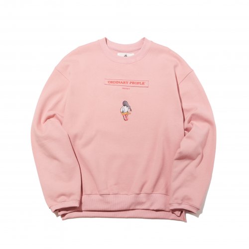donald duck pink sweat shirt 