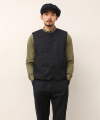 Wool Vest -Charcoal-