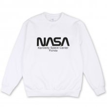 [기모] NASA Print Crewneck (SF2TSU852WH)