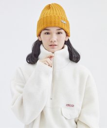 MG8F GLOBER WOOL BEANIE (MUSTARD)