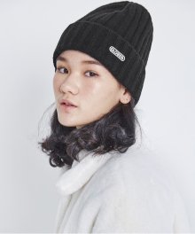 MG8F GLOBER WOOL BEANIE (BLACK)