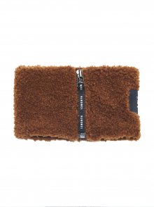 BOUCLE NECK WARMER (BROWN)