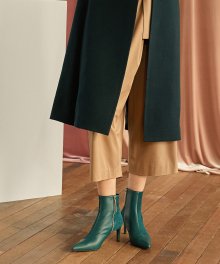 JDB18017_SUEDE MATCH COLOR ANKLE BOOTS_GREEN