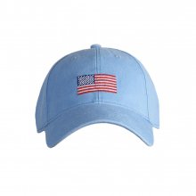 Adult`s Hats Flag on Light Blue