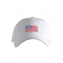 Adult`s Hats Flag on White