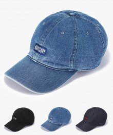 Denim Ball Cap - Blue/Navy/Black