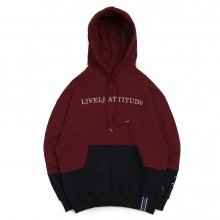 10th Lively Wide Hoodie_Burgundy