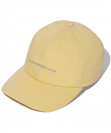 LMC CAPITAL LOGO 6 PANEL CAP yellow