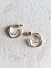 CLASSIC TWO-RING EARRING [SILVER]