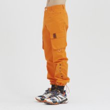 Big Pocket Cotton Pants_Orange