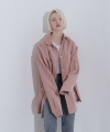 [남녀공용] corduroy shirt jacket _pink