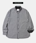 [엑스포트 라인]블랙 네이비 믹스 체크 셔츠 자켓 ES1