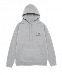 OUT LINE LOGO HOODIE GRAY