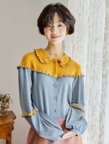 ROCOCO KNIT BLOUSE _ YELLOW