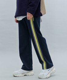 FRONT TAPE TRACK PANTS NAVY