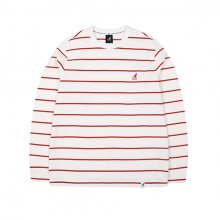 Stripe Longsleeves T 3504 RED