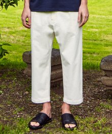 Natural Wide Pants - Ivory